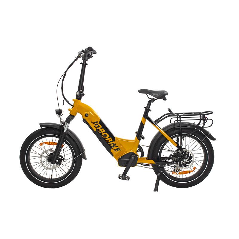 Paso a través de bicicleta eléctrica plegable