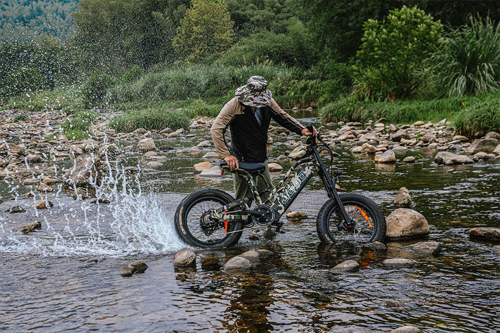 Exploring with the Jeep: Electric Bike Adventure