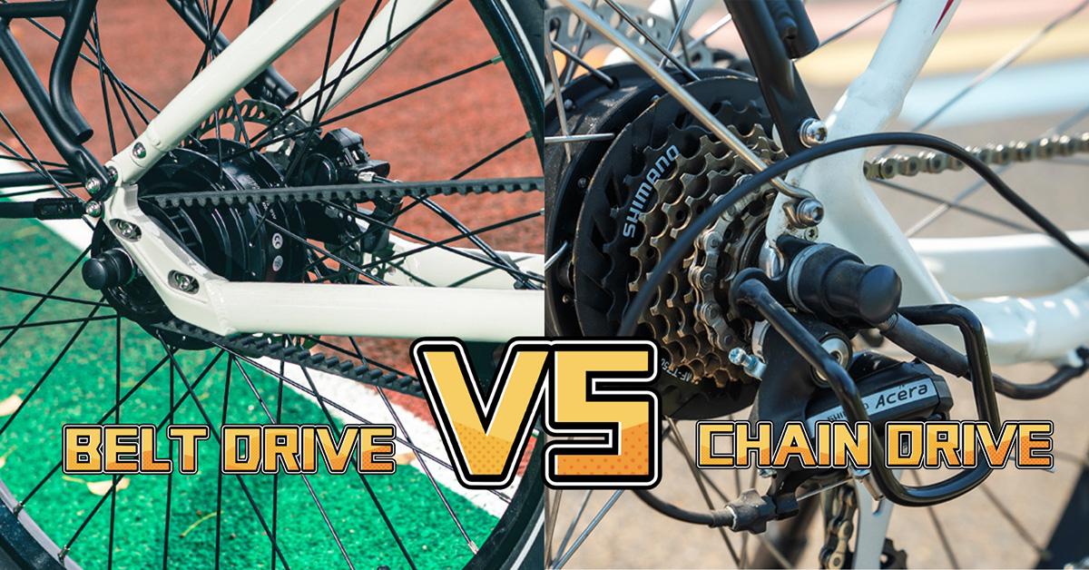 Transmisión por correa vs. transmisión por cadena: Cómo elegir el sistema adecuado para tu bicicleta eléctrica urbana