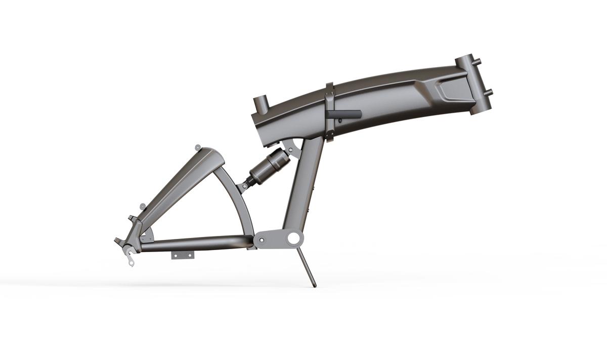 Folding Electric Bike Frame Manufacturer 