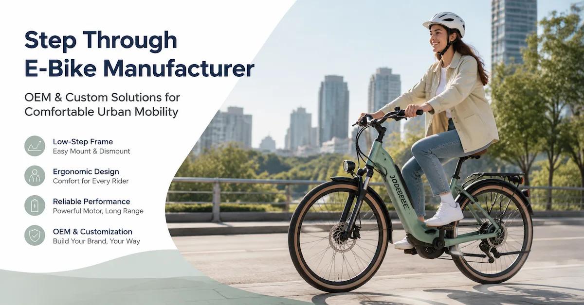 Step Through E-Bike Manufacturer: How to Choose the Right OEM Factory for Urban Mobility