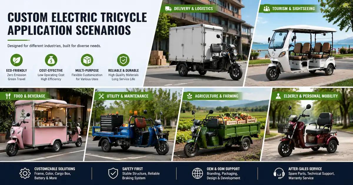 Custom Electric Trike Supplier: How to Choose the Right OEM Partner for Your Business