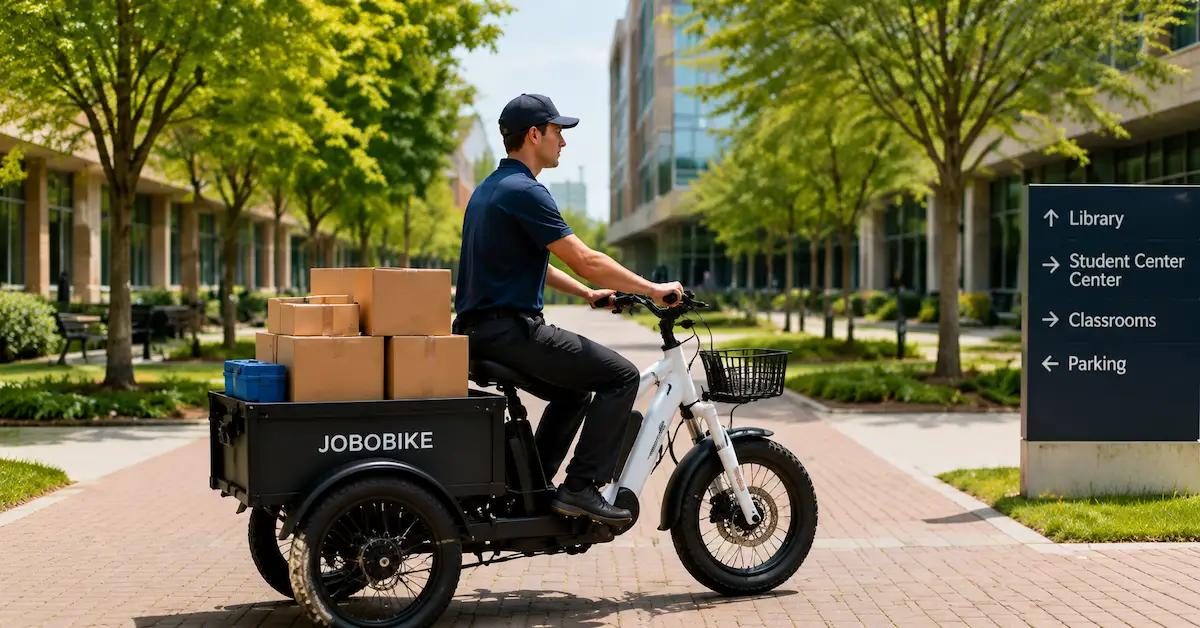Utility E-Bikes for Campus Operations: How to Improve Smart Campus Mobility
