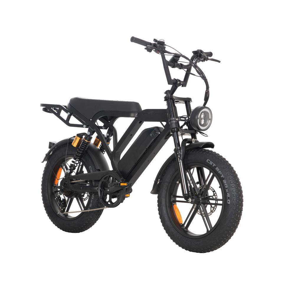 20-Inch Steel Dual Suspension E-Bike