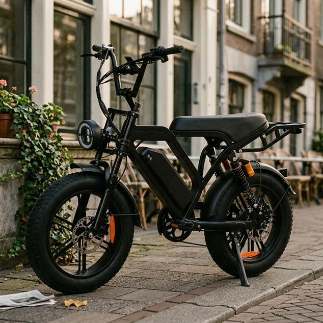20-Inch Steel Dual Suspension E-Bike