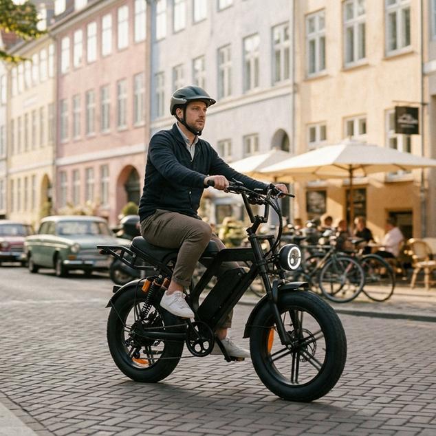 20-Inch Steel Dual Suspension E-Bike