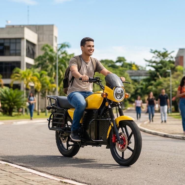 72V High-Performance Electric Motorcycle