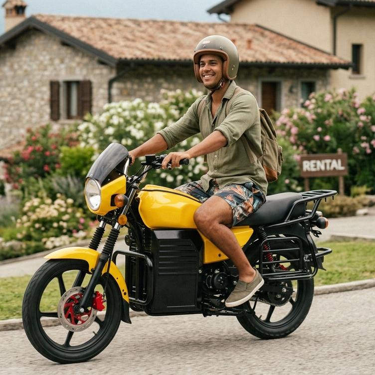 72V High-Performance Electric Motorcycle