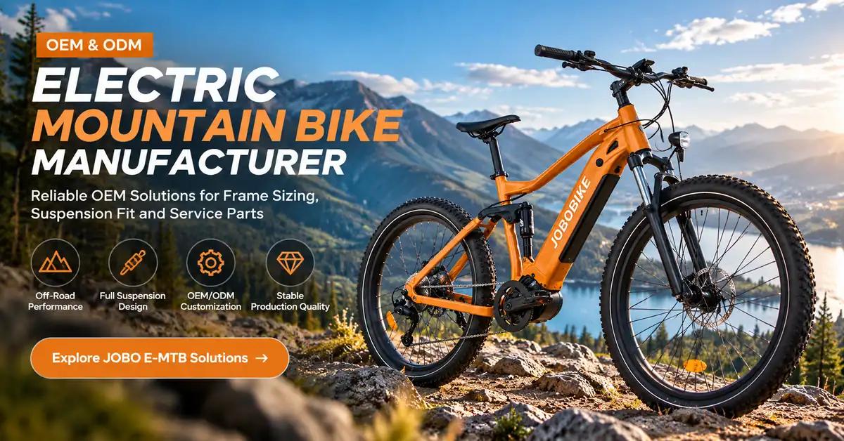 Electric Mountain Bike Manufacturer: How OEM Brands Validate Frame Sizing, Suspension Fit and Service Parts