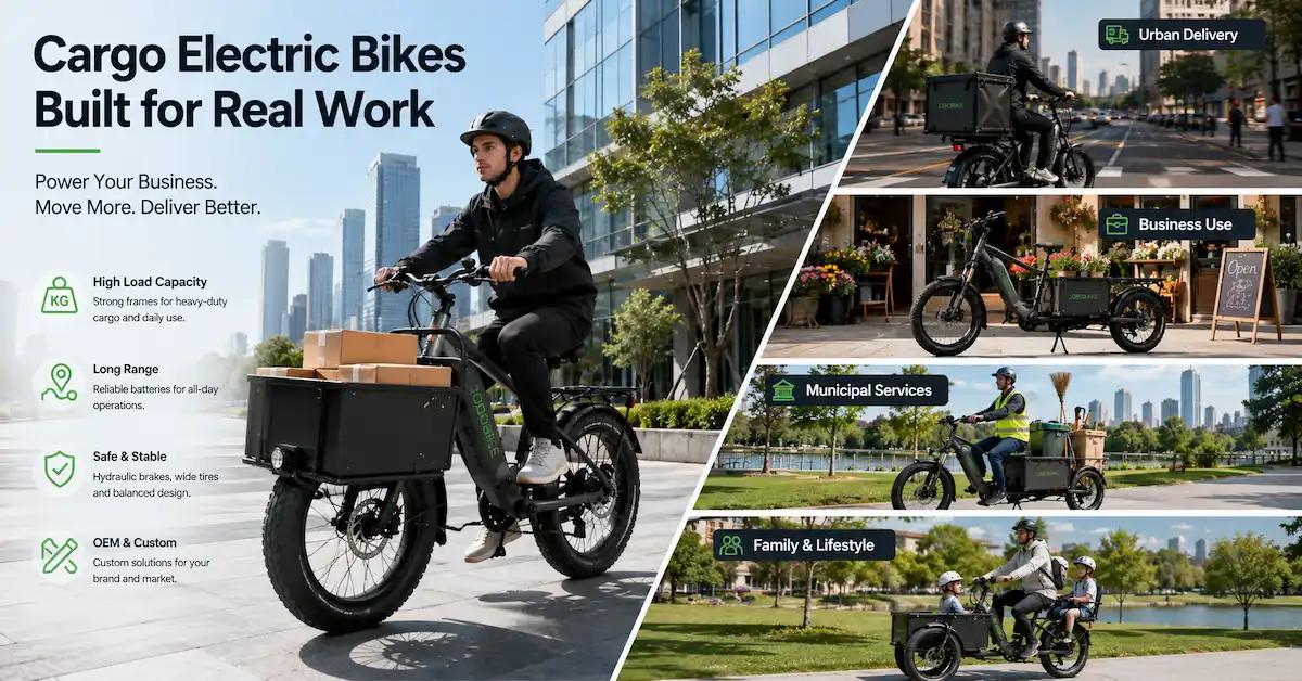 Cargo Electric Bike Manufacturer in 2026: Inside the Production Process Behind Commercial E-Bikes