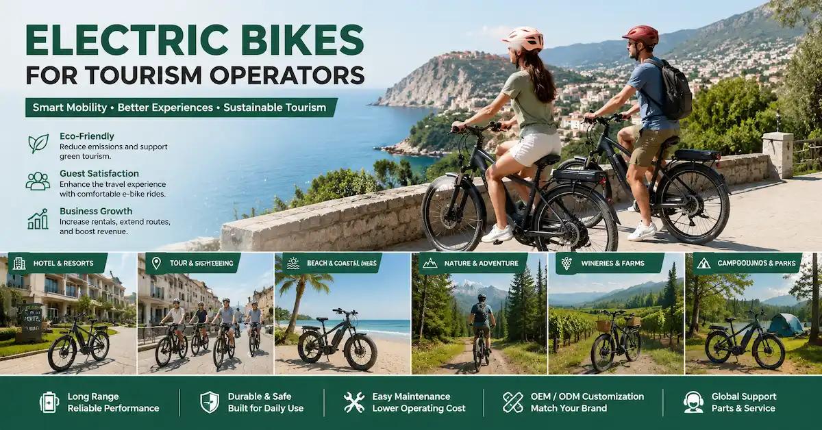 Electric Bikes for Tourism Operators: How to Build a Reliable Fleet for Hotels, Resorts, and Tour Companies