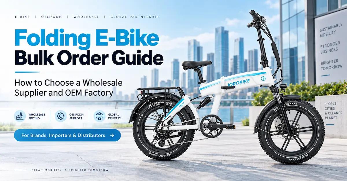 Folding E-Bike Bulk Order Guide: How to Choose a Wholesale Supplier and OEM Factory Folding E-Bike Bulk Order Guide: How to Choose a Wholesale Supplier and OEM Factory