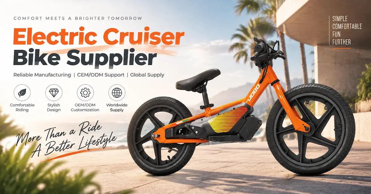 How to Choose an Electric Cruiser Bike Supplier for Premium Urban, Leisure, and Rental E-Bike Programs