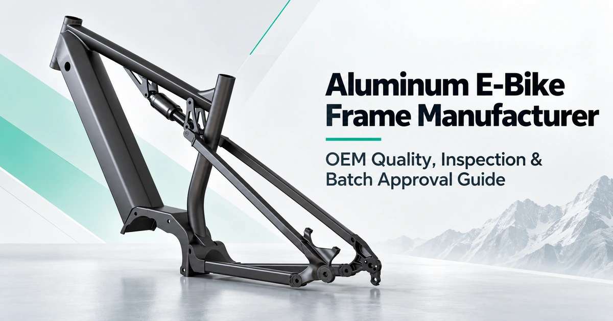 Aluminum E-Bike Frame Manufacturer: An OEM First-Article Inspection and Batch-Release Playbook Aluminum E-Bike Frame Manufacturer: An OEM First-Article Inspection and Batch-Release Playbook