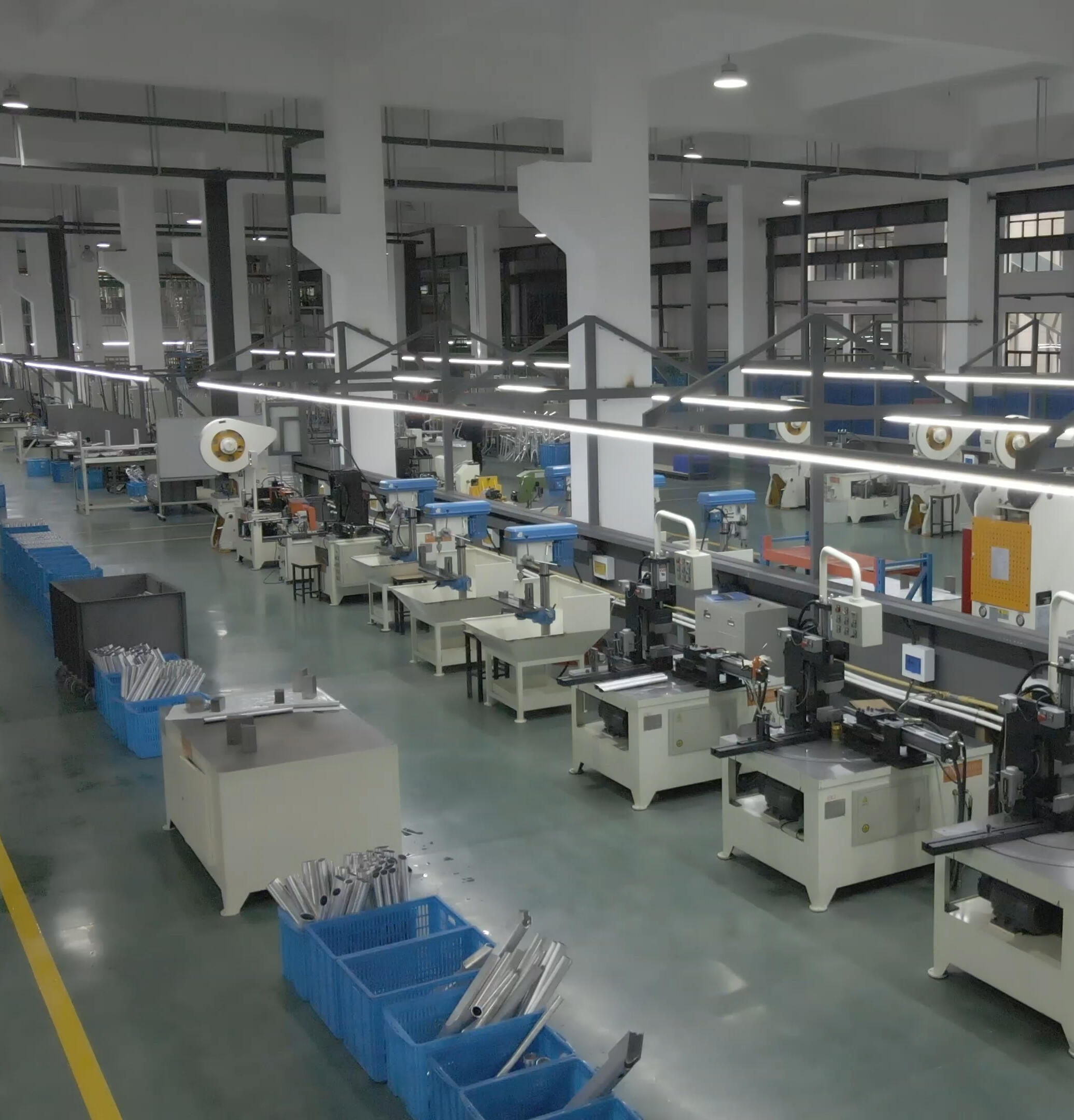 In-house aluminum frame factory for custom e-bike production In-house aluminum frame factory for custom e-bike production